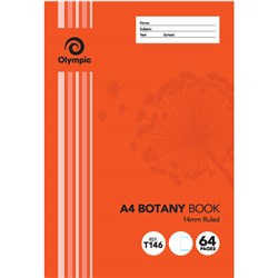 Olympic Botany Book A4 64pg 14mm T146I